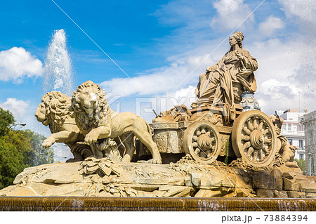 Cibeles fountain in Madrid 73884394