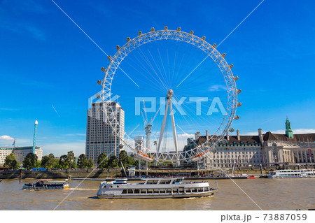 London eye, large Ferris wheel, London London eye, large Ferris wheel, London 73887059