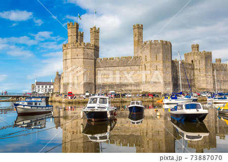 Caernarfon Castle in Wales Caernarfon Castle in Wales 73887070