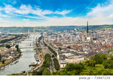 Panoramic view of Rouen 73887220