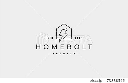 Home Bolt Logo Vector Design Icon Illustration 73888546