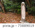 須磨アルプス縦走路　標柱 73889019