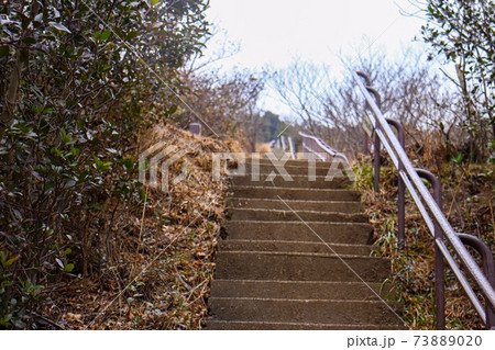 登山道 石段の恐怖 登山道 石段の恐怖 73889020