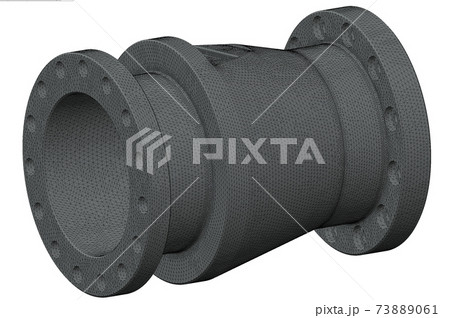 finite element analysis - 3D Illustration 73889061