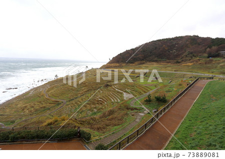 輪島市の白米千枚田 輪島市の白米千枚田 73889081