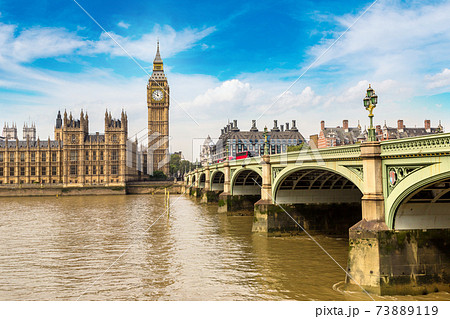 Big Ben, Parliament, Westminster bridge in London Big Ben, Parliament, Westminster bridge in London 73889119