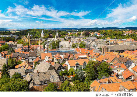 Panoramic view of Goslar, Germany 73889160