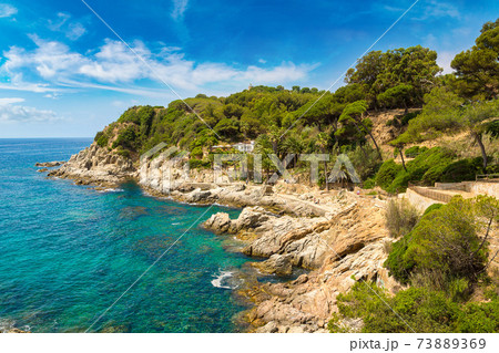 Costa Brava beach, ..Catalonia, Spain 73889369