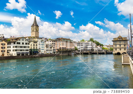 Historical part of Zurich 73889450