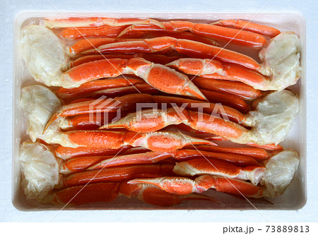 カニ ズワイガニの荷姿梱包 73889813