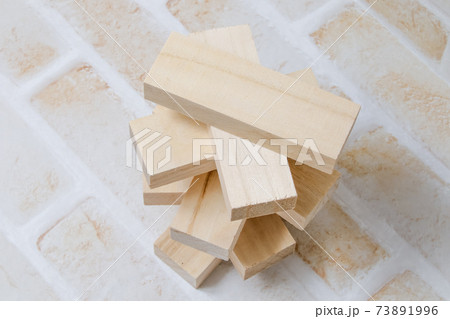 角材、積木、クラフト、木材、工作、積み木、木、材木、木目 角材、積木、クラフト、木材、工作、積み木、木、材木、木目 73891996