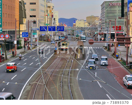 はりまや橋交差点の風景 はりまや橋交差点の風景 73893370