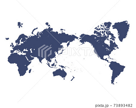 世界地図 日本地図 グローバル 世界 地図 ビジネス背景のイラスト素材 7334
