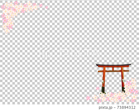 鳥居材料Marusakura與雲3 73894312