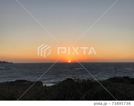 夕日 夕日 73895736