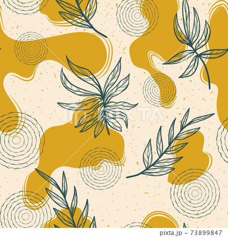 Modern abstract seamless pattern with hand drawn textures, spots and brush strokes. Hand drawn various shapes and doodle objects. Stylish repeted background. Modern abstract seamless pattern with hand drawn textures, spots and brush strokes. Hand drawn various shapes and doodle objects. Stylish repeted background. 73899847