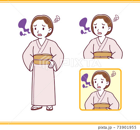 Young girl in pink kimono_B_smell_trouble03.eps Young girl in pink kimono_B_smell_trouble03.eps 73901955