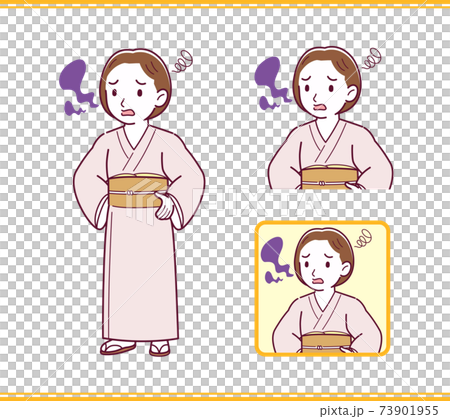 Young girl in pink kimono_B_smell_trouble03.eps Young girl in pink kimono_B_smell_trouble03.eps 73901955