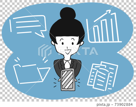 Monochrome business cloud Monochrome business cloud 73902884