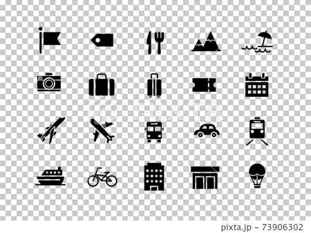Travel icon set 73906302