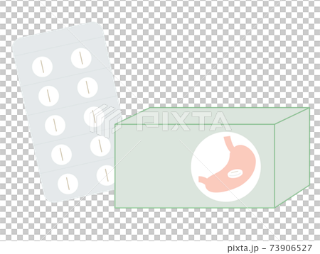 Tablet stomach medicine with box 73906527