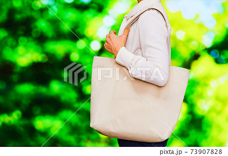 エコバッグ マイバッグ運動 女性 日本人 エコバッグ マイバッグ運動 女性 日本人 73907828