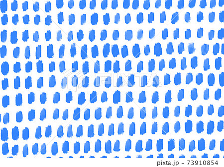 筆のテクスチャの手描き風の青いドットのイラスト素材のイラスト素材