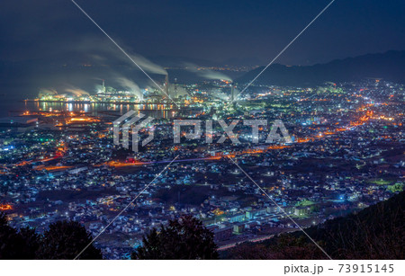 四国中央市具定展望台からの夜景 73915145