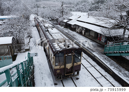 冬のわたらせ渓谷鐵道 73915999