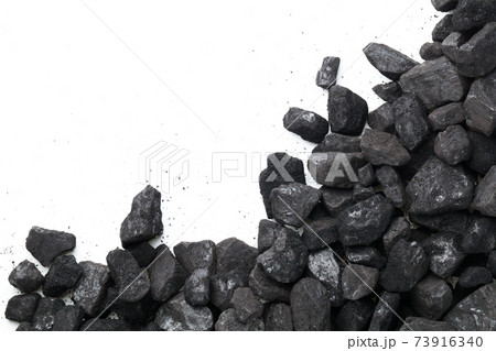 Coal Isolated On White Background 73916340