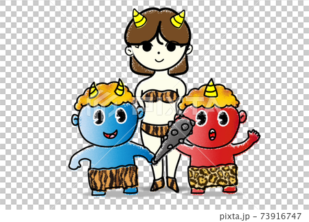 青鬼　赤鬼　鬼っ子　3人 73916747