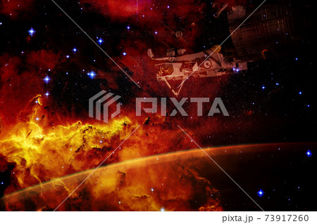 Beautiful cosmos. Science fiction. Elements of this image furnished by NASA Beautiful cosmos. Science fiction. Elements of this image furnished by NASA 73917260