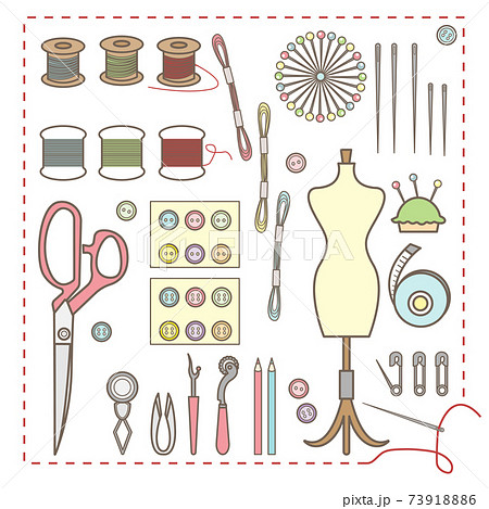 ソーイングセット カラフル ソーイングセット カラフル 73918886