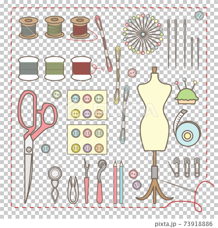 ソーイングセット カラフル ソーイングセット カラフル 73918886