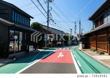 岐阜県多治見市 本町オリベストリートの写真素材