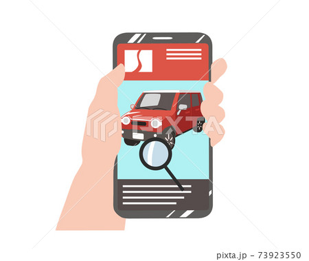 スマホ　車探し　軽自動車　線無し 73923550