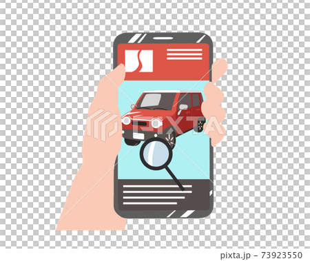 スマホ　車探し　軽自動車　線無し 73923550