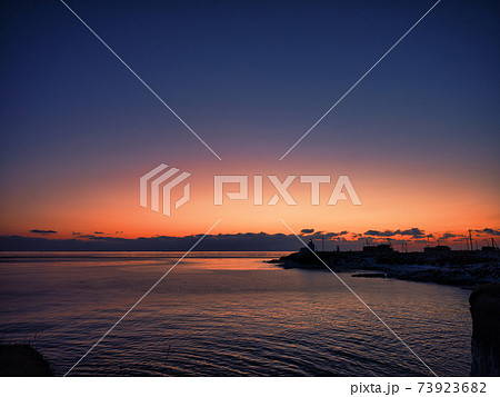 早朝の納沙布岬 早朝の納沙布岬 73923682