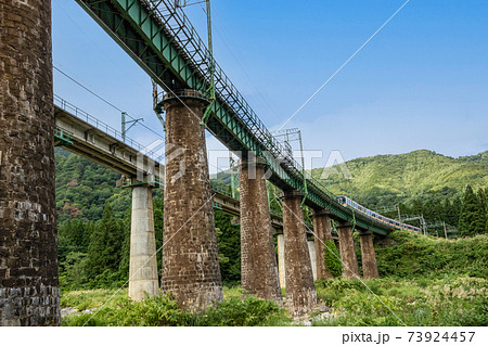 毛渡沢橋梁 新潟県湯沢町 毛渡沢橋梁 新潟県湯沢町 73924457