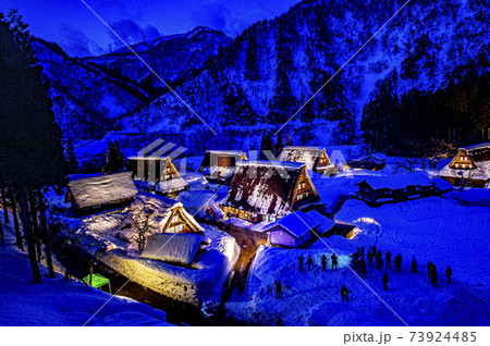 五箇山ライトアップ 73924485