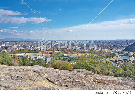【宝殿山 山上公園より加古川市内を一望】 兵庫県高砂市阿弥陀町 73927674
