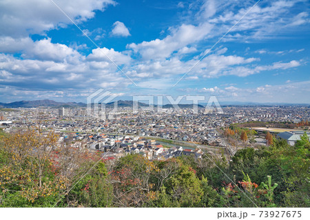 【宝殿山 山上公園より加古川市内を一望】 兵庫県高砂市阿弥陀町 73927675