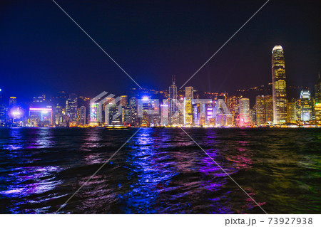 香港の綺麗な夜景 73927938