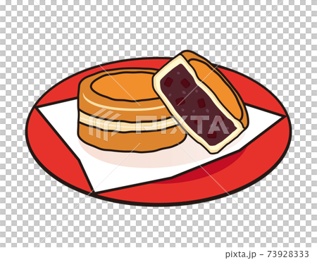 大判焼きのベクターイラスト　今川焼 73928333
