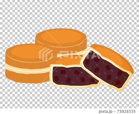 Vector illustration of large format ware Imagawayaki 73928335