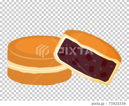 Vector illustration of large format ware Imagawayaki 73928336
