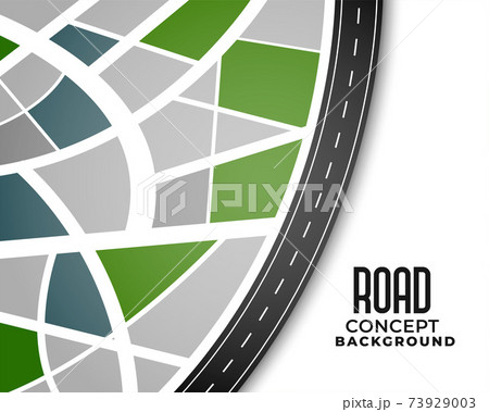 blank road map background
