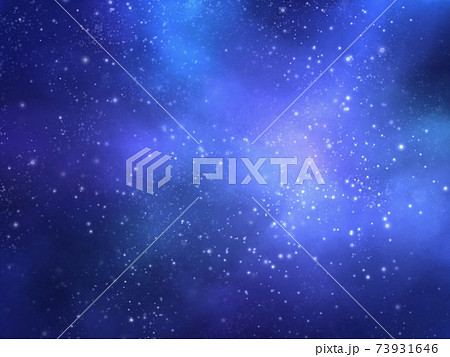 星空の背景イラストのイラスト素材