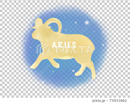 おひつじ座のカットイラスト 73931662