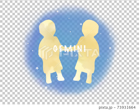 ふたご座のカットイラスト 73931664